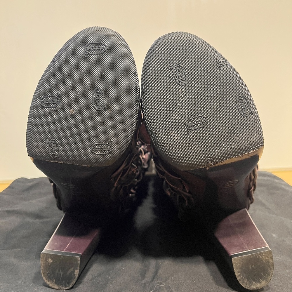REDUCED Chanel Camellia Boots - Picture 4 of 12